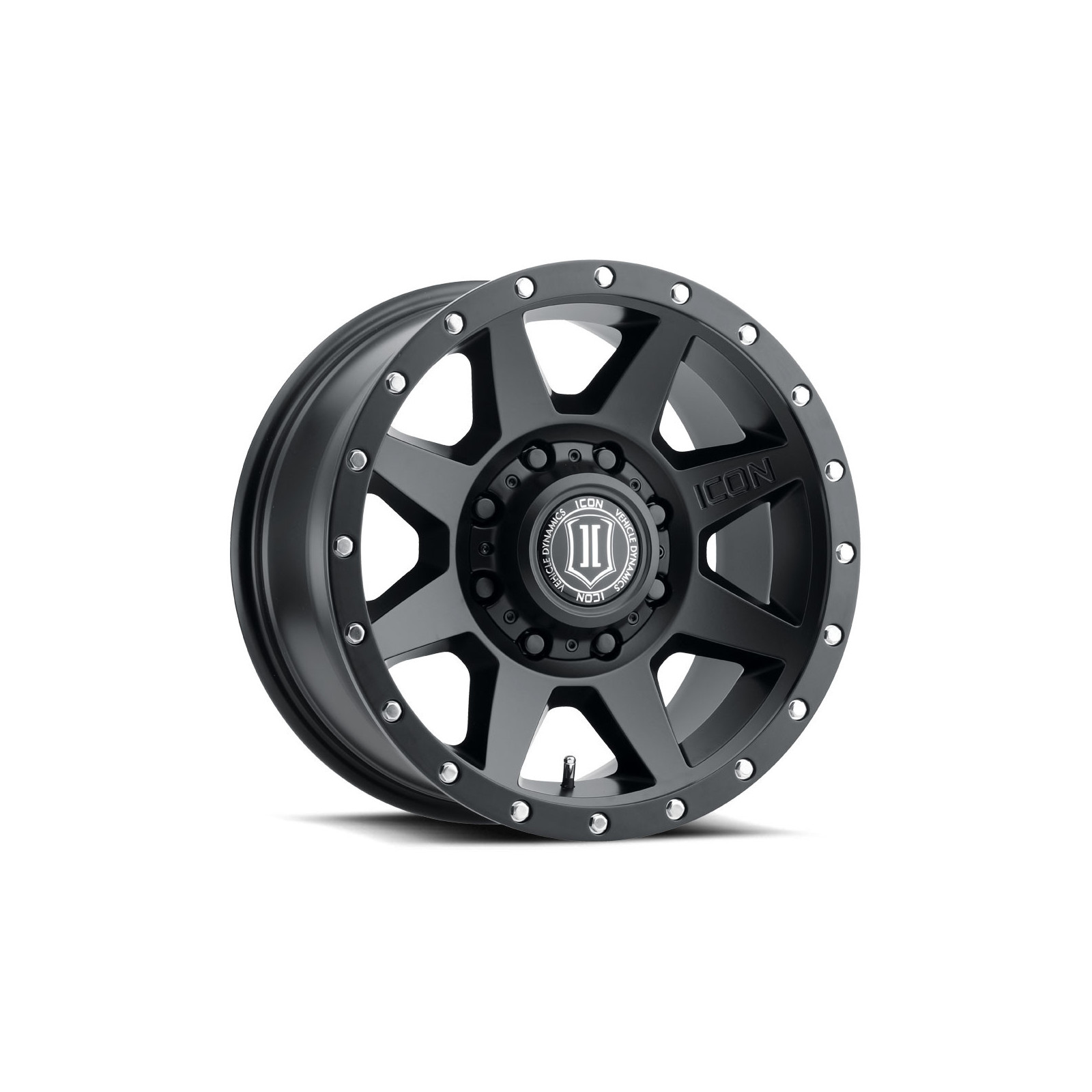 JANTE ICON ALLOYS REBOUND HD SAT BLACK 8.5 X 17 8x165.1 ET13 CB121