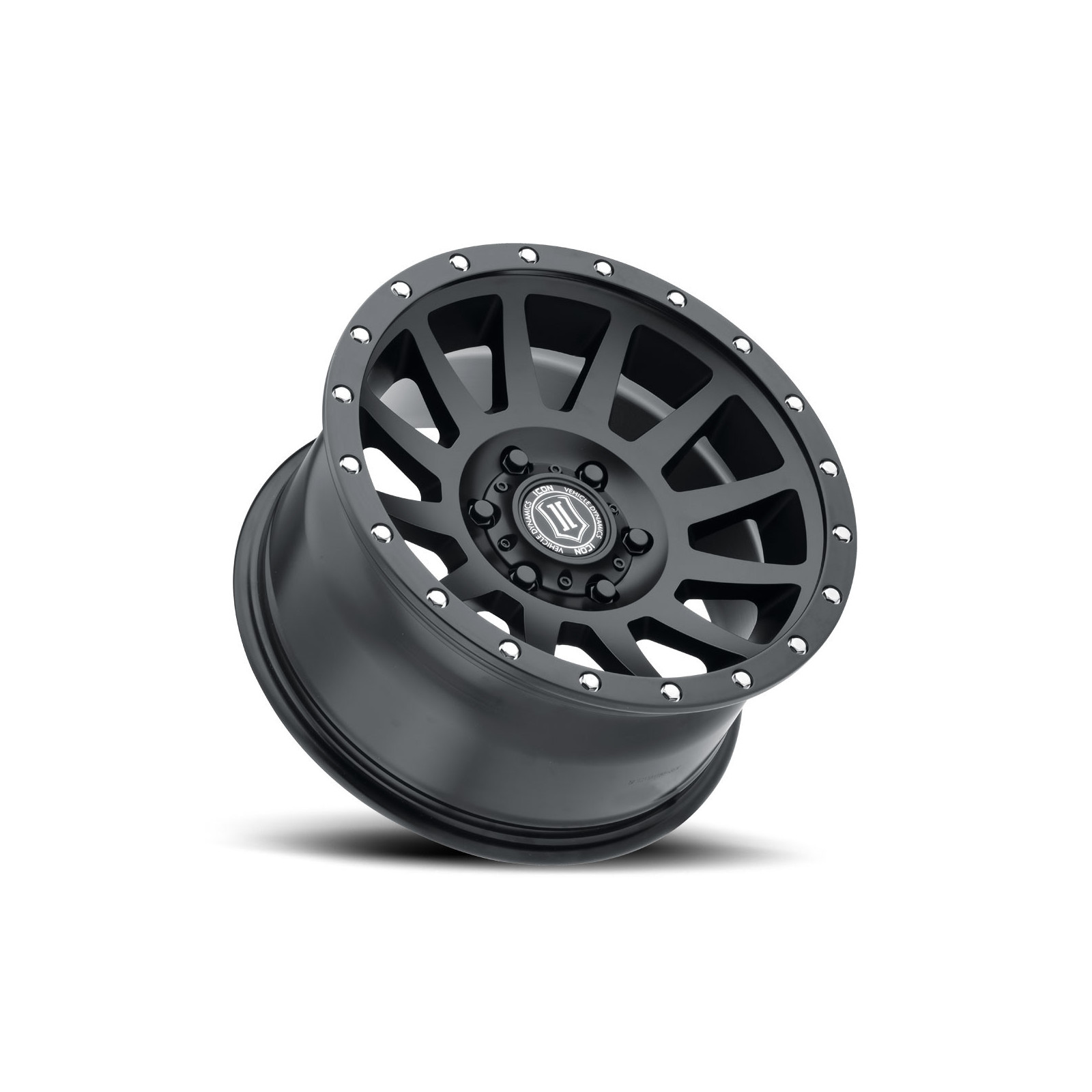 JANTE ICON ALLOYS COMPRESSION SAT BLACK 8.5 X 17 6x139.7 ET25 CB106.1