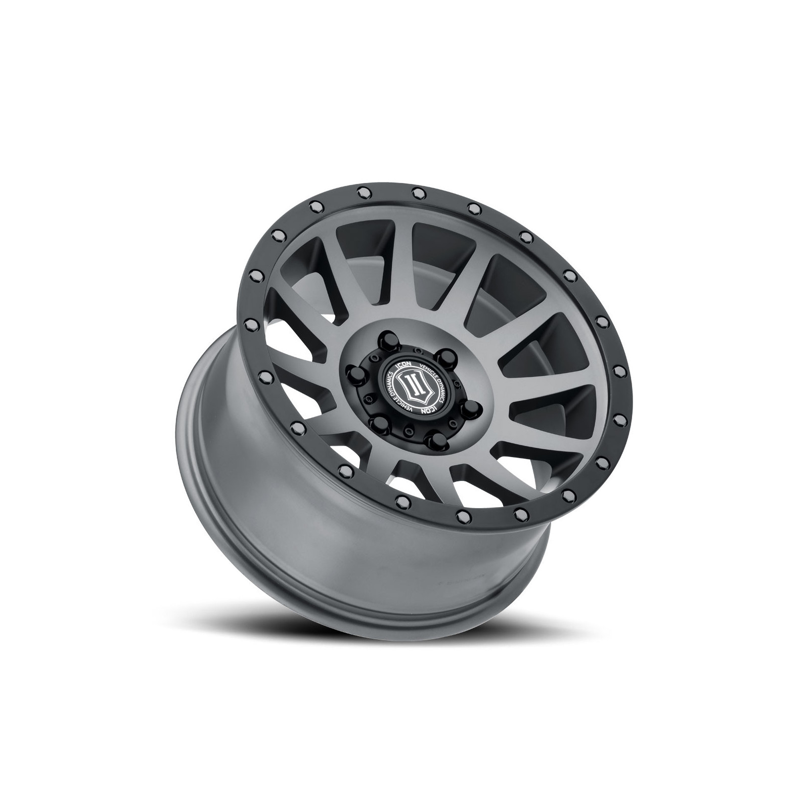 JANTE ICON ALLOYS COMPRESSION TITANIUM 8.5 X 17 5x150 ET25 CB110.1