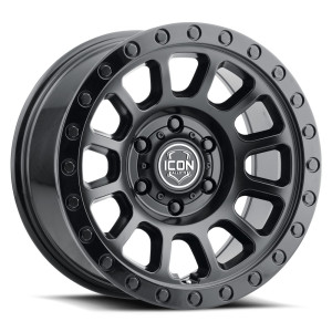 JANTE ICON ALLOYS HULSE DOUBLE BLACK 8.5 X 17 6x139.7 ET25 CB106.1