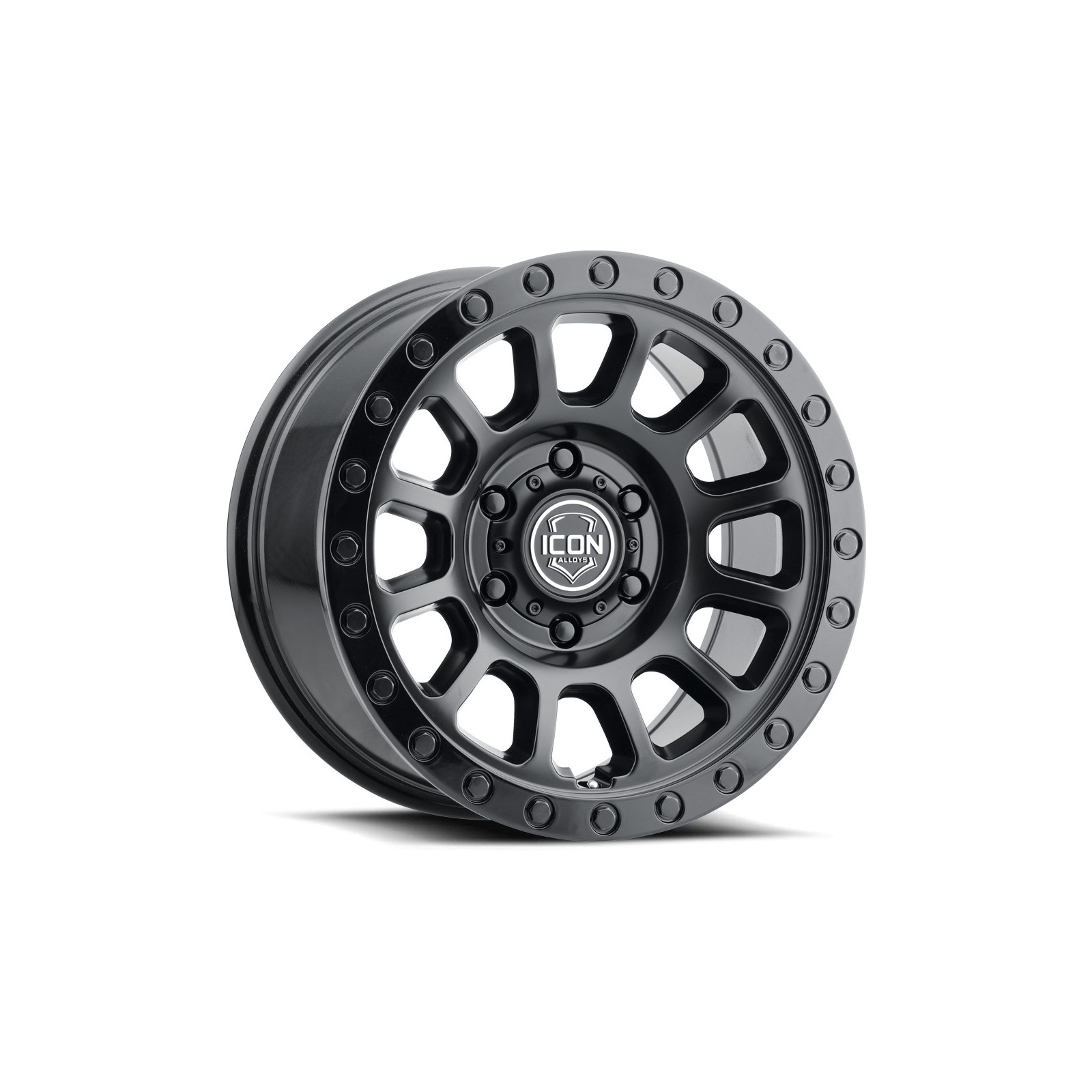JANTE ICON ALLOYS HULSE DOUBLE BLACK 8.5 X 17 6x139.7 ET25 CB106.1