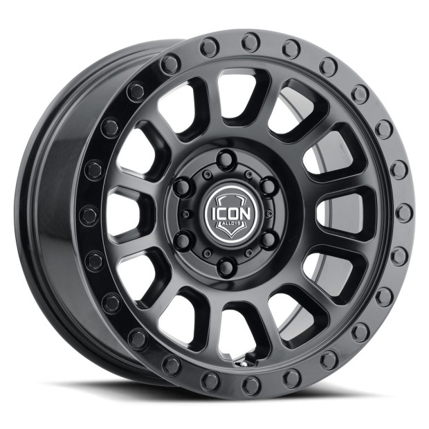 JANTE ICON ALLOYS HULSE DOUBLE BLACK 8.5 X 17 5x127 ET20 CB71.6