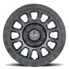 JANTE ICON ALLOYS HULSE DOUBLE BLACK 8.5 X 17 5x127 ET20 CB71.6
