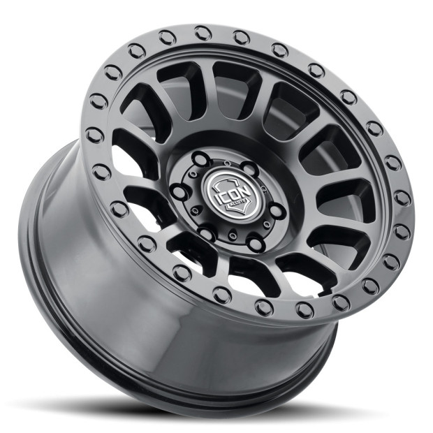 JANTE ICON ALLOYS HULSE DOUBLE BLACK 8.5 X 17 5x127 ET20 CB71.6