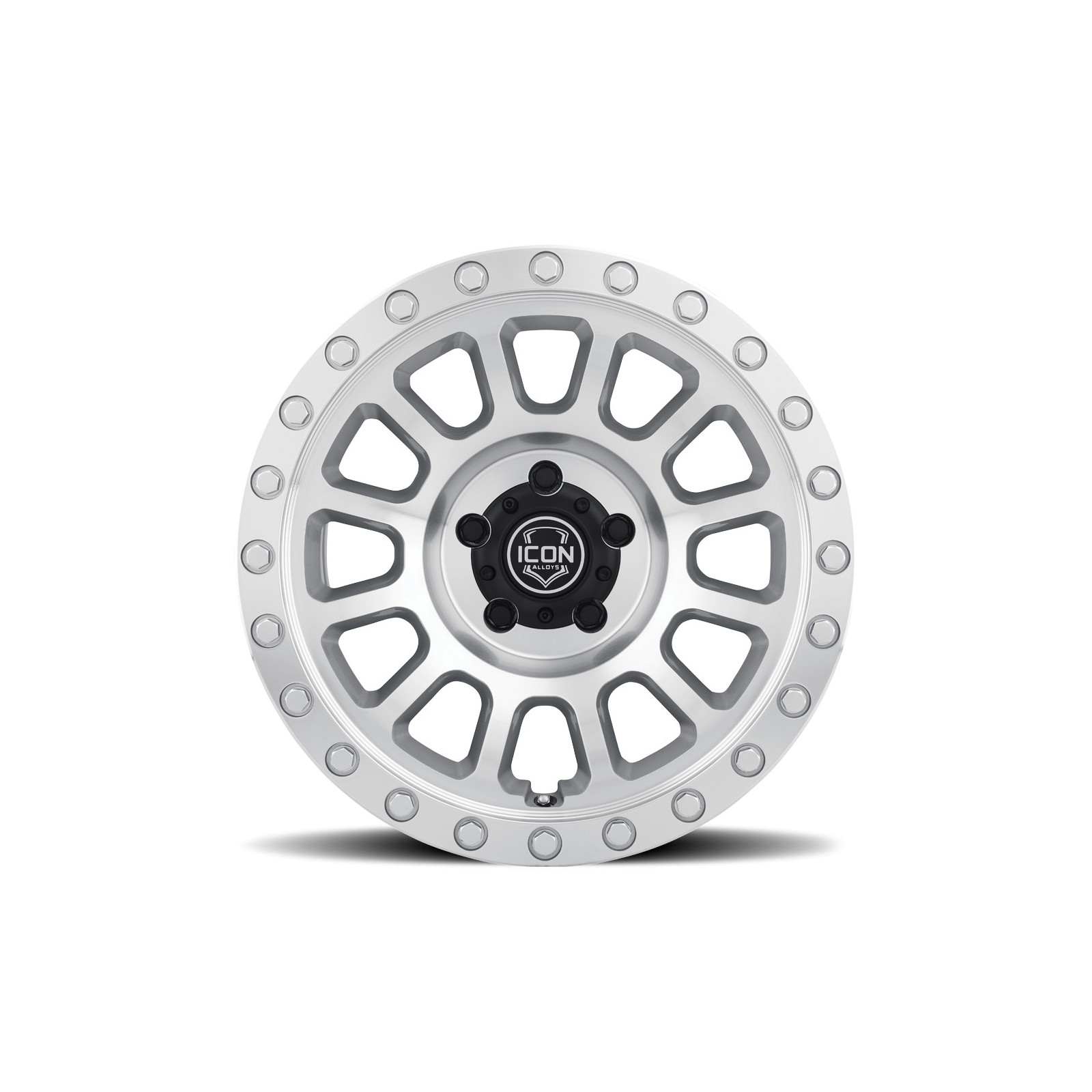 JANTE ICON ALLOYS HULSE SILVER MACHINED 8.5 X 17 6x139.7 ET6 CB106.1