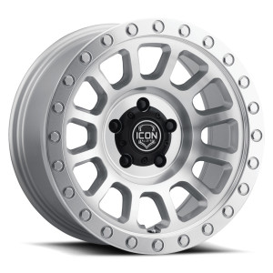 JANTE ICON ALLOYS HULSE SILVER MACHINED 8.5 X 17 5x127 ET20 CB71.6