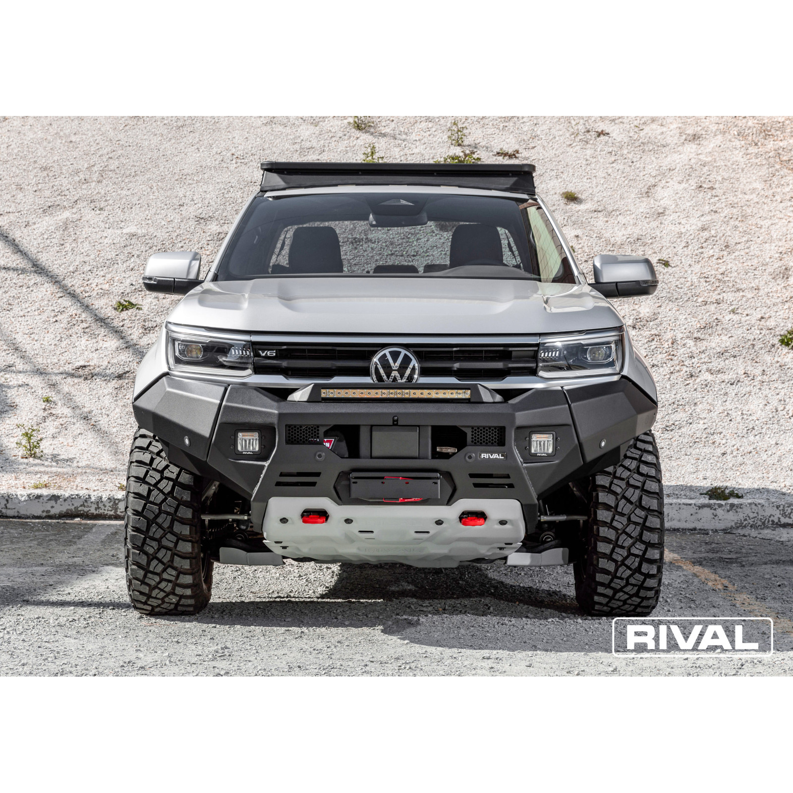 BUMPER FRONT RIVAL VW AMAROK 2023+  (USAGE COMPETITION) 