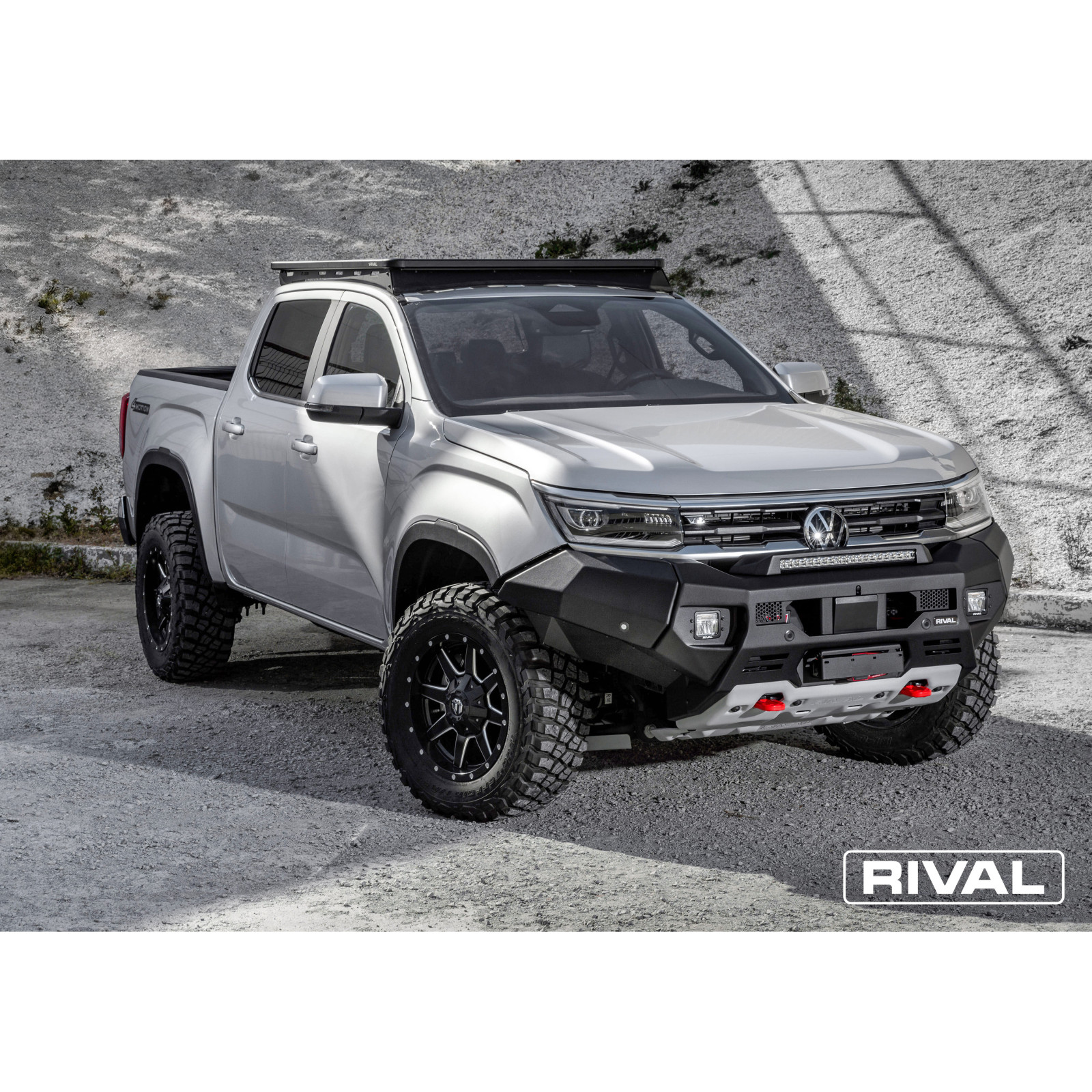 BUMPER FRONT RIVAL VW AMAROK 2023+  (USAGE COMPETITION) 