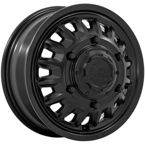 JANTE BLACK RHINO ALISO DUALLY 16X6 6X205 ET110 CB161 MATTE BLACK