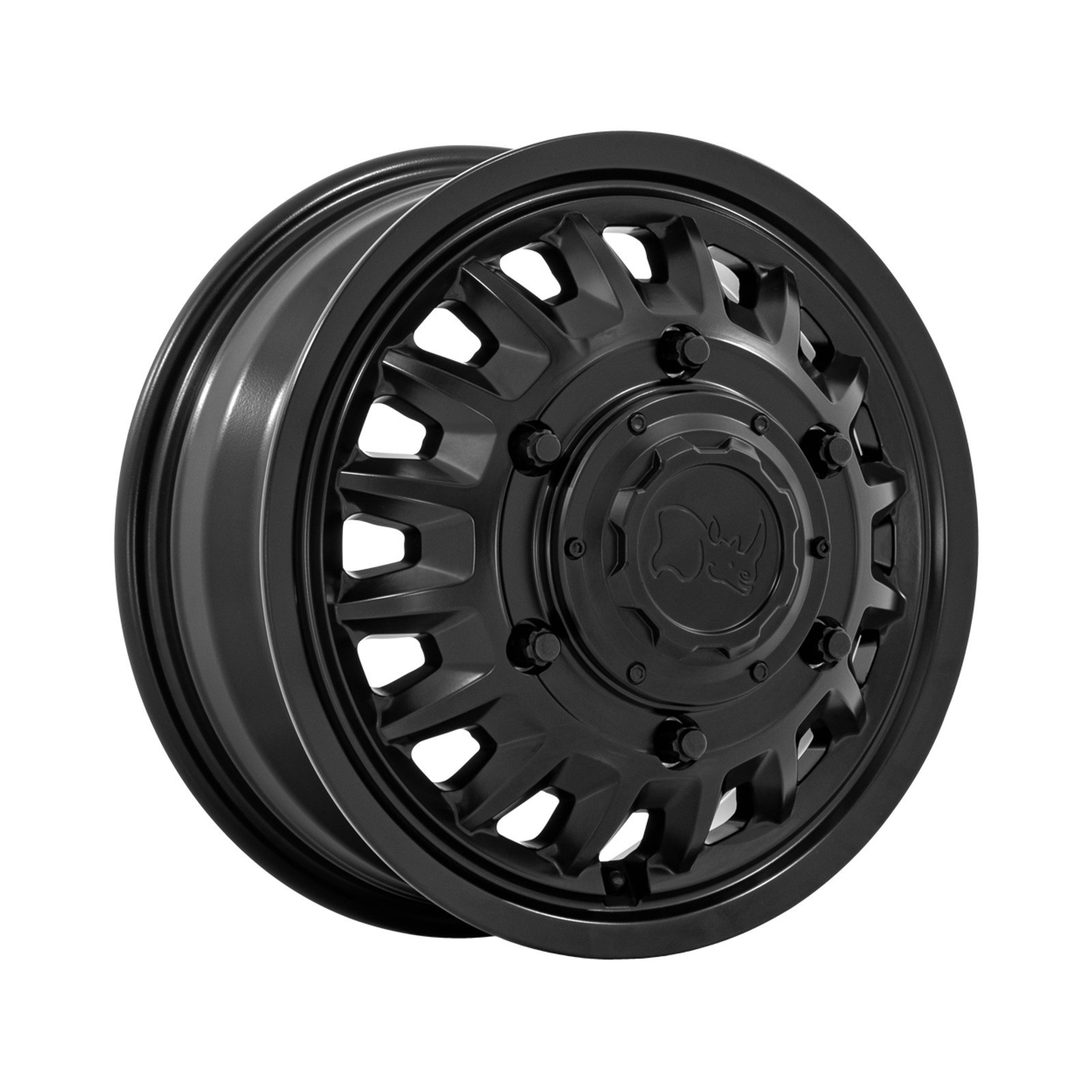 JANTE BLACK RHINO ALISO DUALLY 16X6 6X205 ET110 CB161 MATTE BLACK