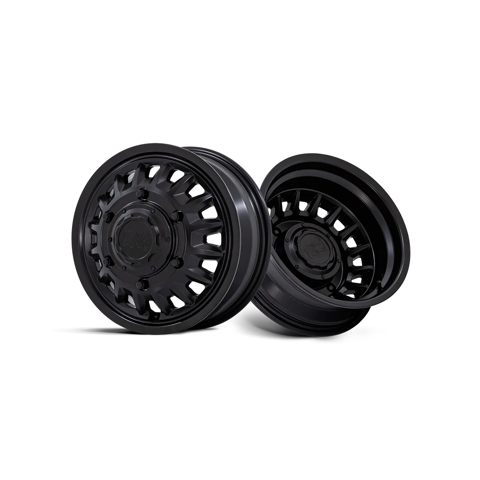 JANTE BLACK RHINO ALISO DUALLY 16X6 6X205 ET110 CB161 MATTE BLACK