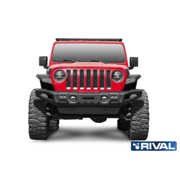 BUMPER FRONT RIVAL JEEP WRANGLER ACIER (USAGE COMPETITION)