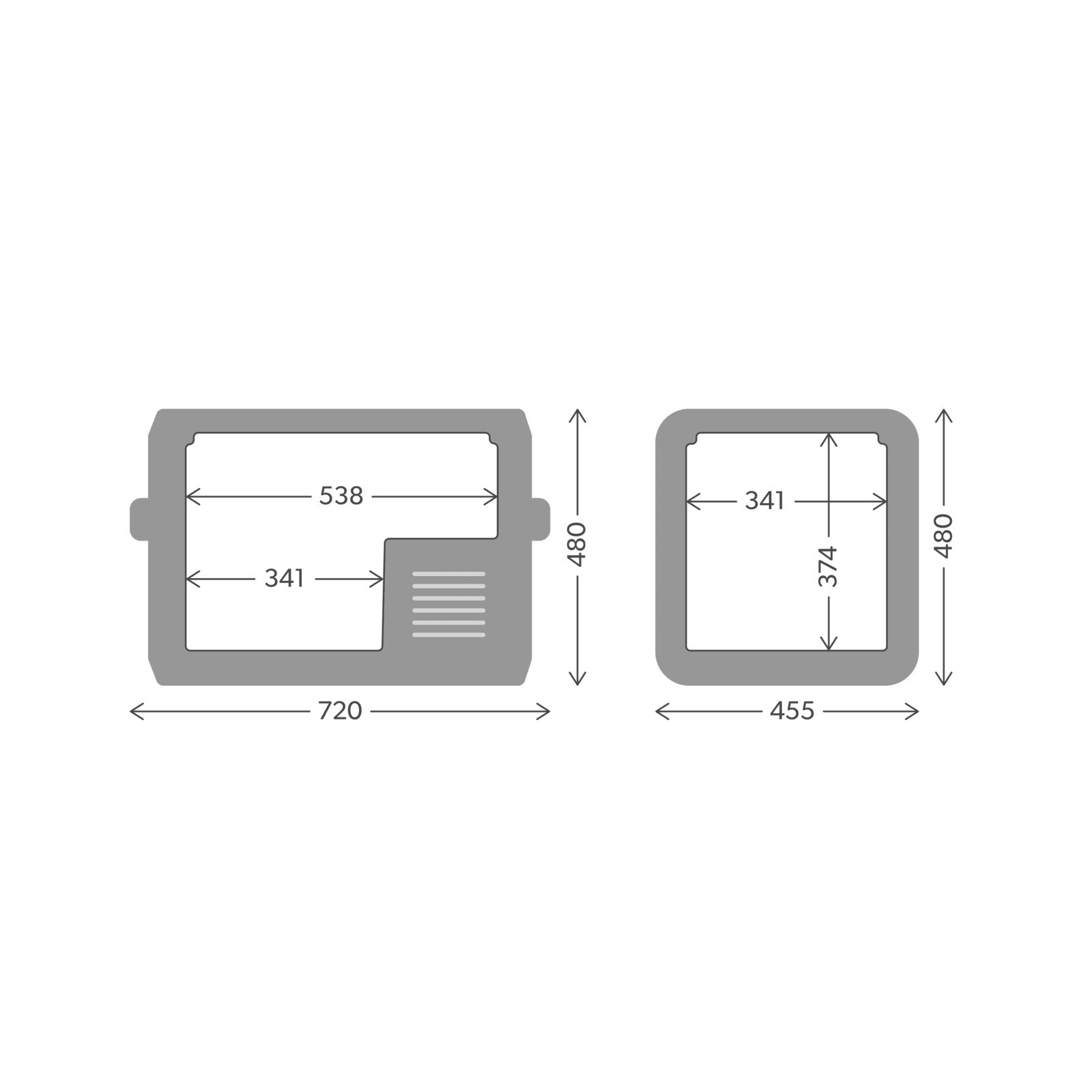 DOMETIC CFX5 55 (12/24 100-240V) R600a, 5VA