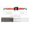 SANGLE ARRIMAGE AUTO-RETRACTABLE CROCH. LINGUET 50mm x 1.8M / LC750kg