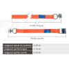SANGLE ARRIMAGE BOUCLE A CAME PIONS AERO 25mm x 3M / RR 500kg / ORANG