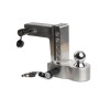 ATTELAGE CARRE US ALUMINIUM - AJUSTABLE 10" - 3600 kg
