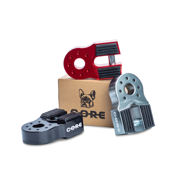 ARRET CABLE DE TREUIL ALUMINIUM FLAT - RED