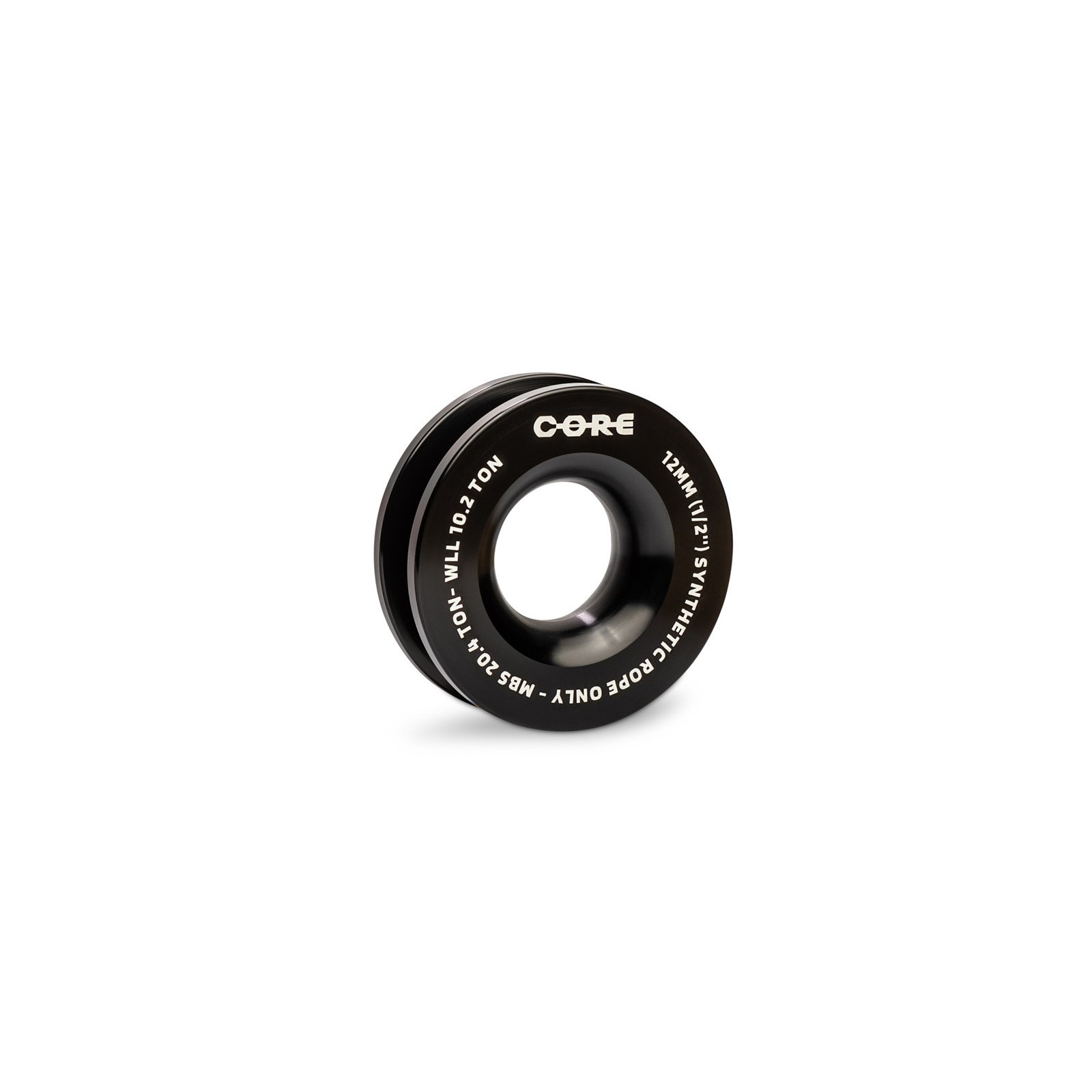 POULIE DE RENVOI CORDE SYNTHETIQUE 98mm (DONUT) - BLACK - 20.4 TONNES