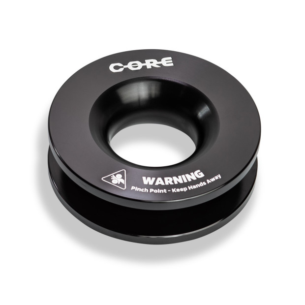 POULIE DE RENVOI CORDE SYNTHETIQUE 98mm (DONUT) - BLACK - 20.4 TONNES