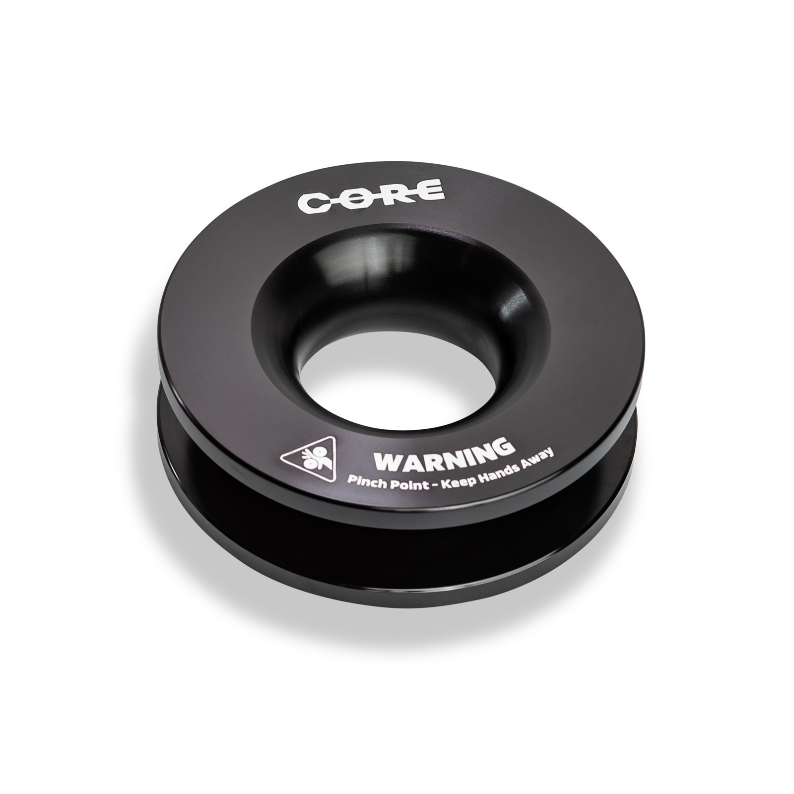 POULIE DE RENVOI CORDE SYNTHETIQUE 98mm (DONUT) - BLACK - 20.4 TONNES