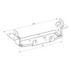PLATINE TREUIL PC ORIGINE FORD RANGER 2023+