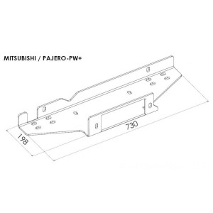 PLATINE TREUIL PC ORIGINE MITSUBISHI PAJERO 2015+
