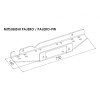 PLATINE TREUIL PC ORIGINE MITSUBISHI PAJERO 2007-2015