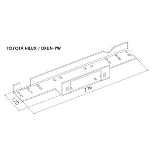 PLATINE TREUIL PC ORIGINE TOYOTA HILUX VIGO 2005-2015