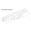PLATINE TREUIL PC ORIGINE TOYOTA HILUX VIGO 2005-2015