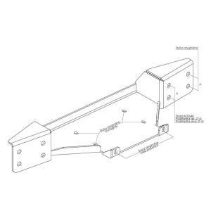 PLATINE TREUIL PC ORIGINE FORD RANGER RAPTOR 2019-2022