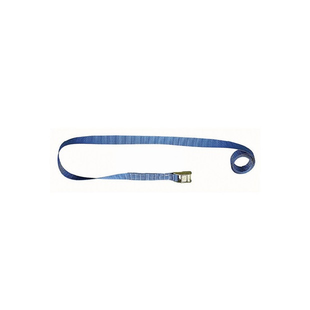 SANGLE ARRIMAGE BOUCLE A CAME  25mm x 2M / RR 500kg / NOIRE