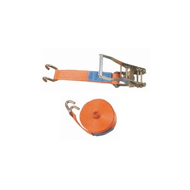 SANGLE ARRIMAGE PL A CLIQUET 50mm x 9M - DOIGTS ECARTES - BLEUE