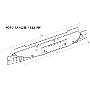 PLATINE TREUIL PC ORIGINE FORD RANGER 2011+
