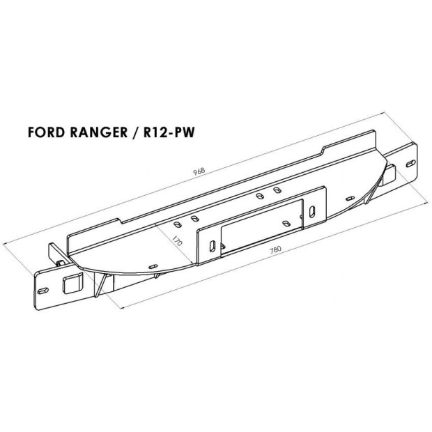 PLATINE TREUIL PC ORIGINE FORD RANGER 2011+