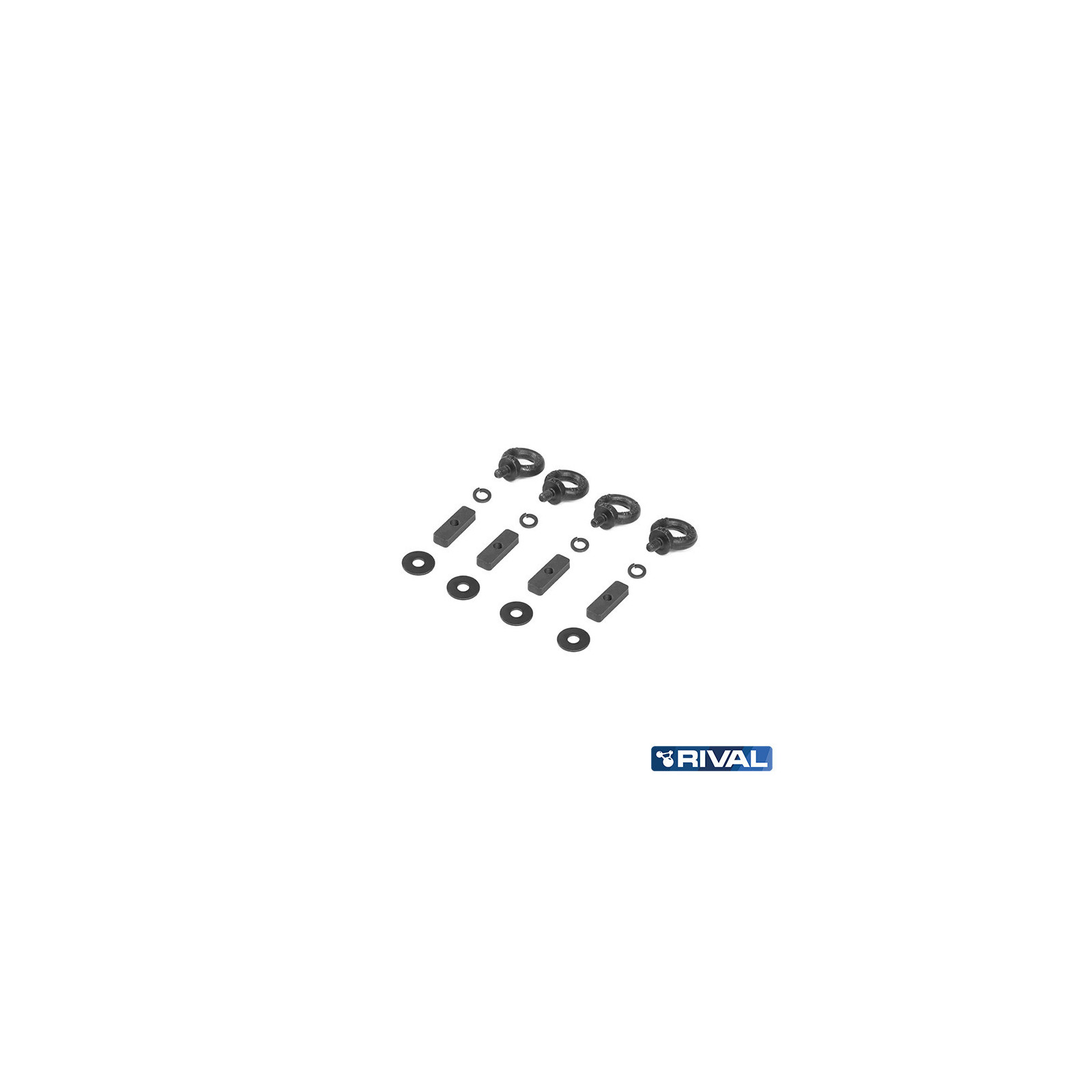 KIT ANNEAU D'ANCRAGE MALE POUR GALERIE MODULABLE RIVAL (4 pcs)