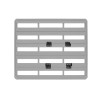 SUPPORT UNIVERSEL  FIXATION CAISSE  POUR GALERIE MODULABLE RIVAL