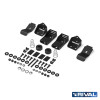 SUPPORT PORTE PELLE POUR GALERIE MODULABLE RIVAL