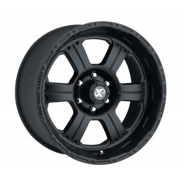 JANTE ALU P/C SERIE 89  8 X 17 6x139.7 ET18 FLAT BLACK CB108