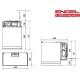 Réfrigérateur congélateur tiroir ENGEL SB30G-W • 30L • 12v 24v