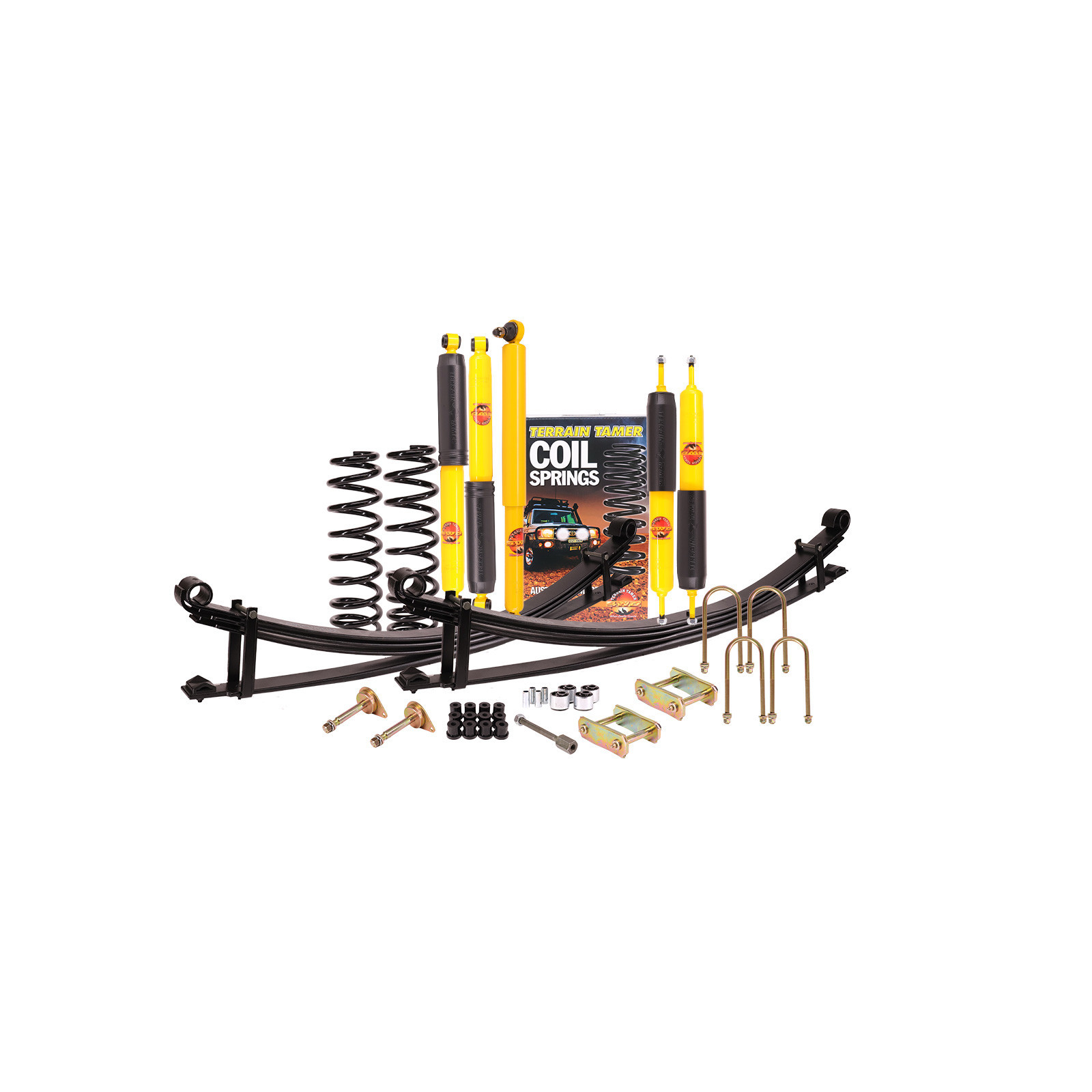 Kit suspension TERRAIN TAMER avec lames paraboliques 700kg-PATC • SK007-P850 • Toyota Land Cruiser 78/79 (1999-2007) et (2007+)