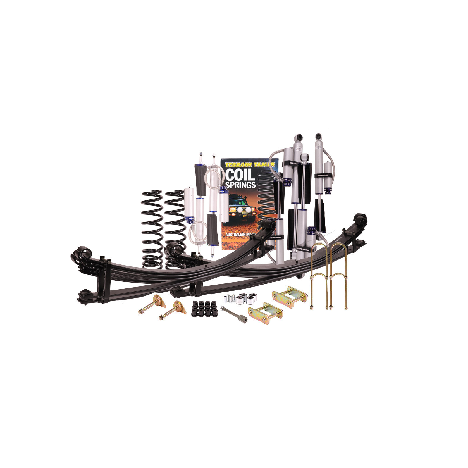 Kit suspension TERRAIN TAMER avec amortisseurs à bonbonne • SK007P • Toyota Land Cruiser 78/79 (1999-2007) et (2007+)