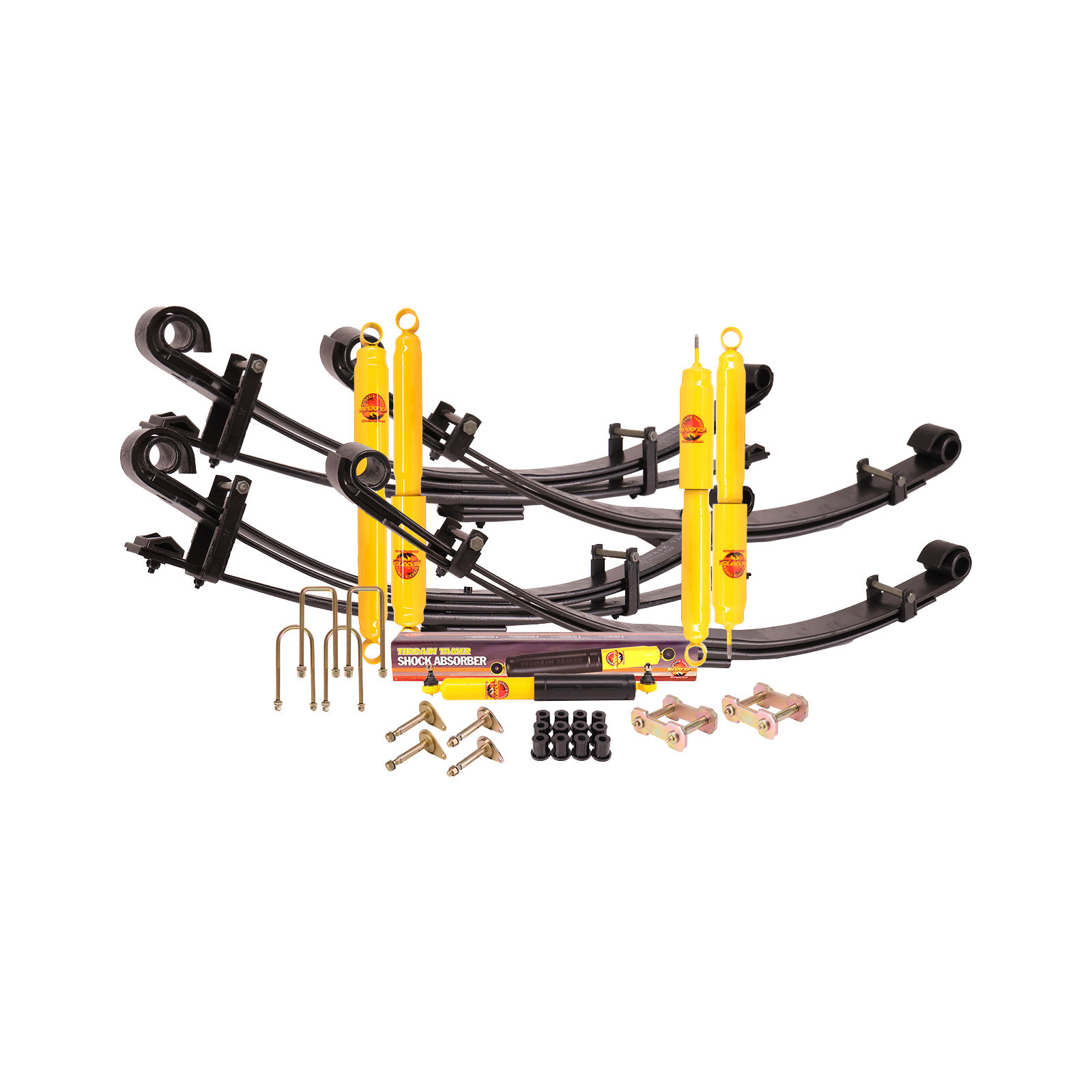 Kit suspension TERRAIN TAMER avec lames paraboliques • SK008-PARA • Toyota Land Cruiser 70/73 (1985-1993) BJ/HZJ