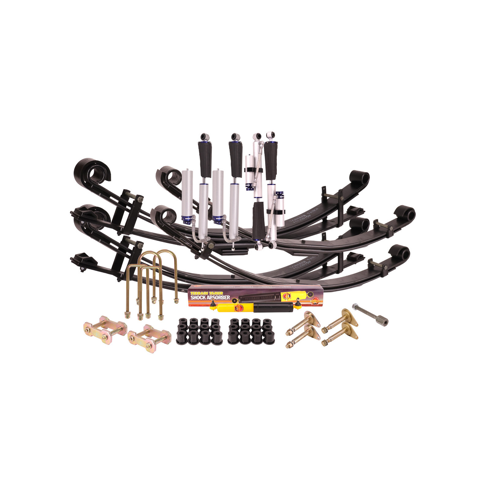 Kit suspension TERRAIN TAMER avec amortisseurs à bonbonne • SK009P • Toyota Land Cruiser 75 (1985-1999)
