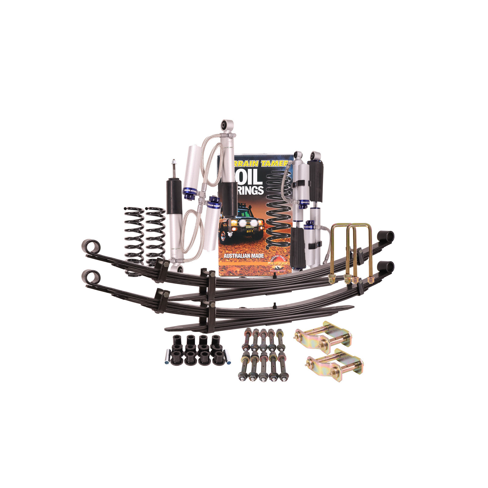 Kit suspension TERRAIN TAMER avec amortisseurs à bonbonne • SK034P • Nissan Navara D40 (2005-2015)