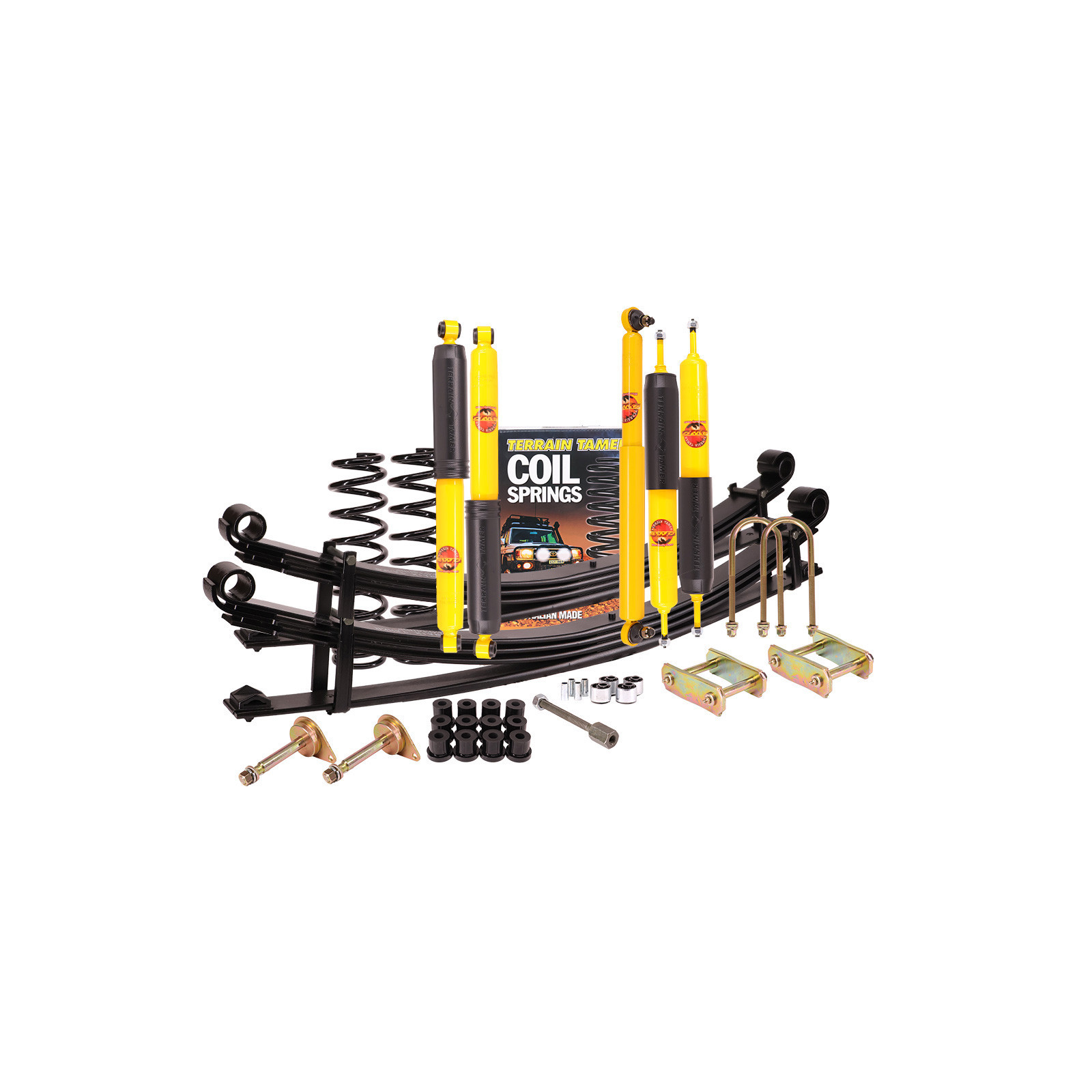 Kit suspension TERRAIN TAMER avec lames paraboliques 0-400kg • SK036-P400 • Toyota Land Cruiser 76 (2010+)