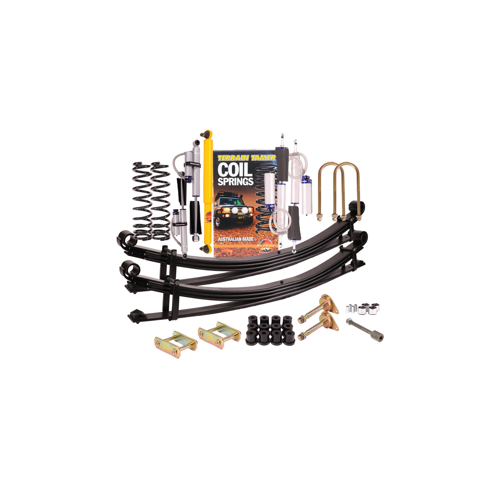 Kit suspension TERRAIN TAMER avec amortisseurs à bonbonne • SK036P • Toyota Land Cruiser 76 (2010+)