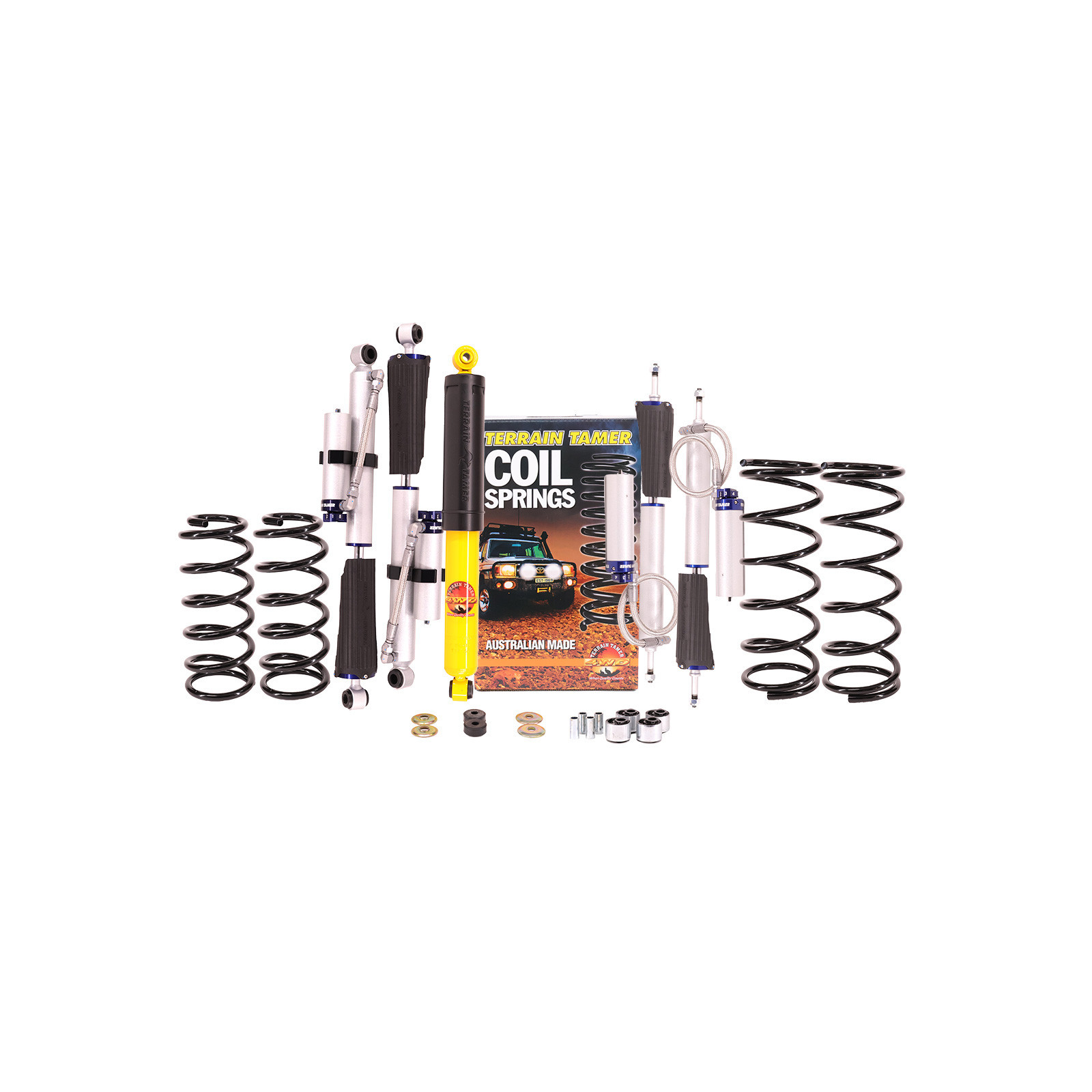 Kit suspension TERRAIN TAMER avec amortisseurs à bonbonne • SK039P • Nissan Patrol GR Y60 (1989-1997) 3 portes
