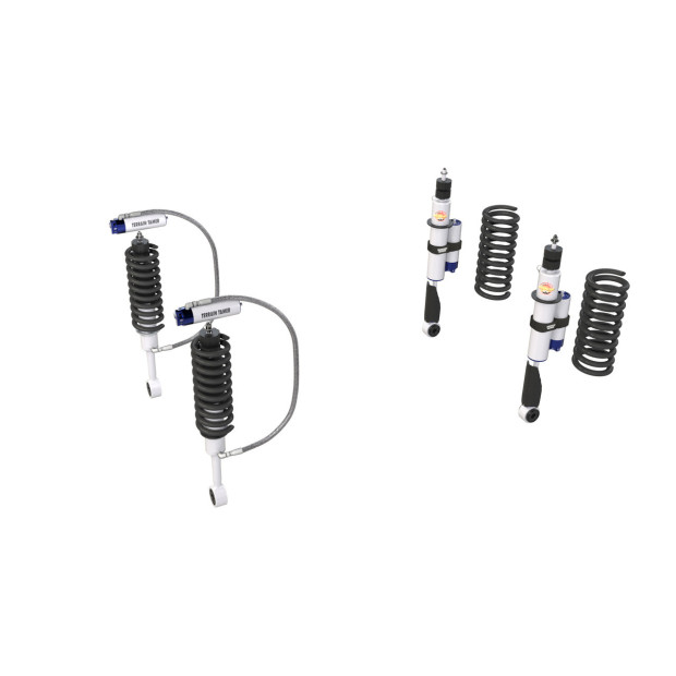 Kit suspension TERRAIN TAMER avec amortisseurs à bonbonne • SK045P • Mitsubishi Pajero III (2000-2006) et IV (2007+)