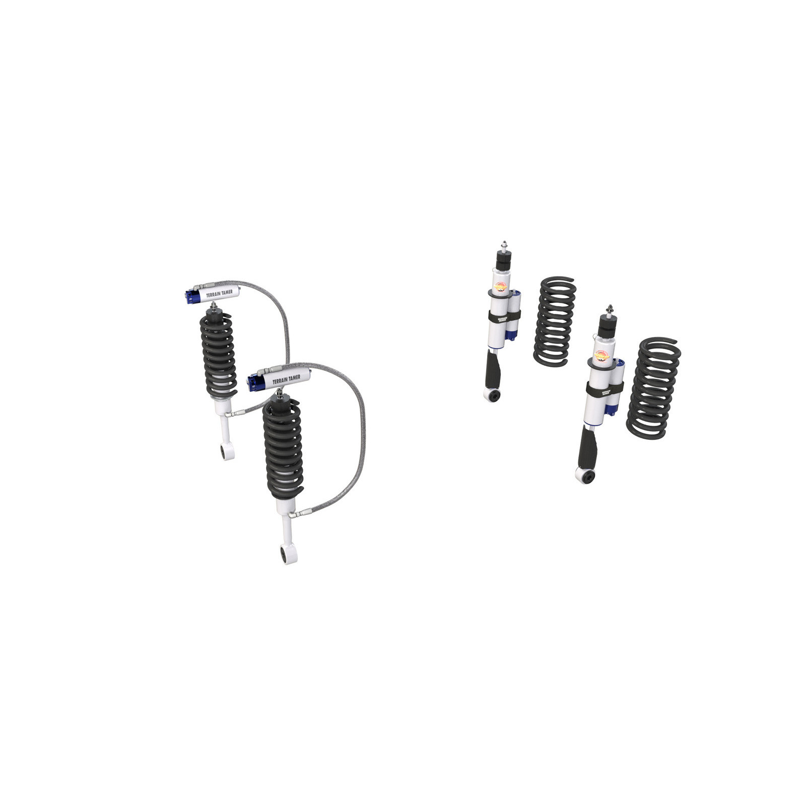 Kit suspension TERRAIN TAMER avec amortisseurs à bonbonne • SK045P • Mitsubishi Pajero III (2000-2006) et IV (2007+)