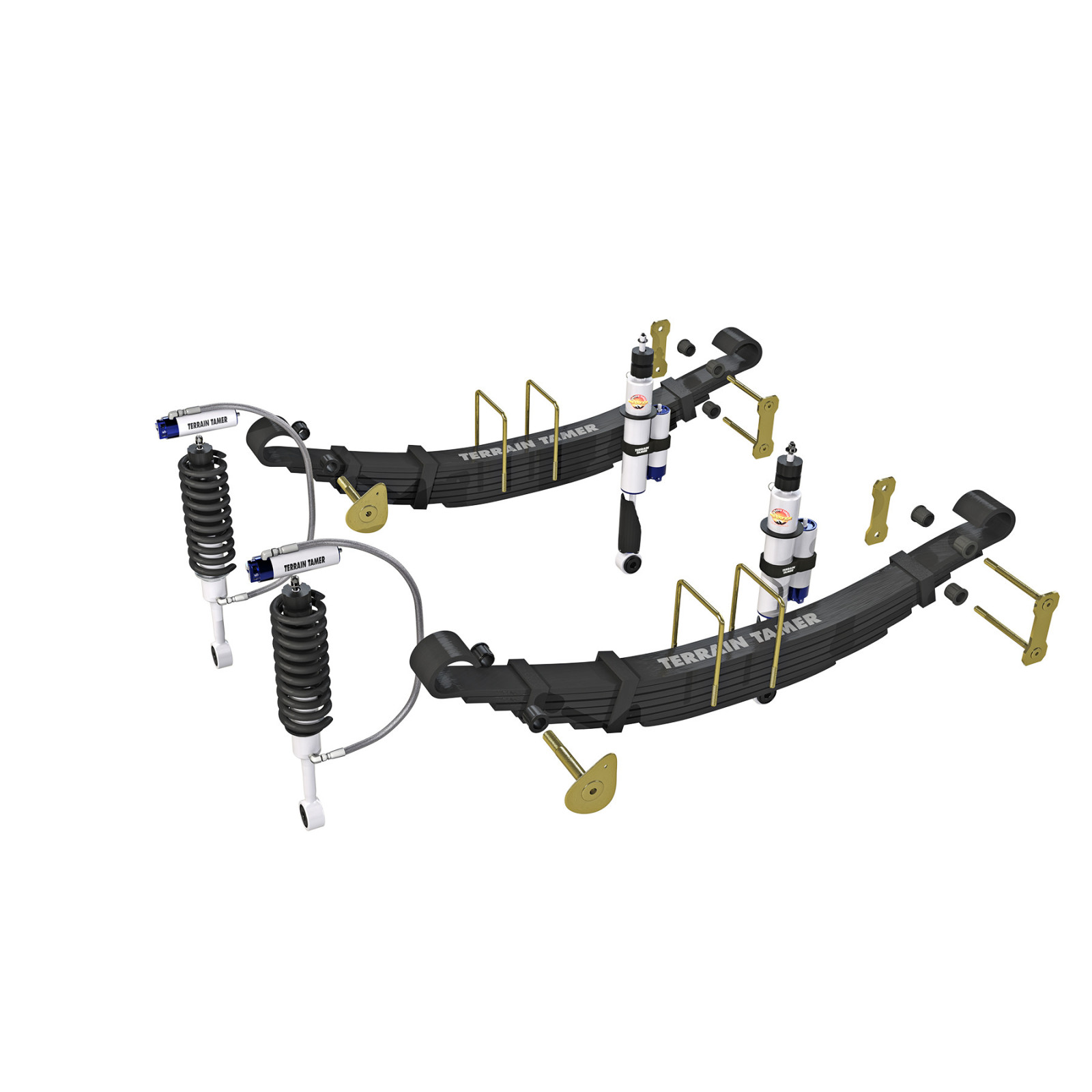Kit suspension TERRAIN TAMER avec amortisseurs à bonbonne • SK054P • Mitsubishi L200 (2006-2015) KB4